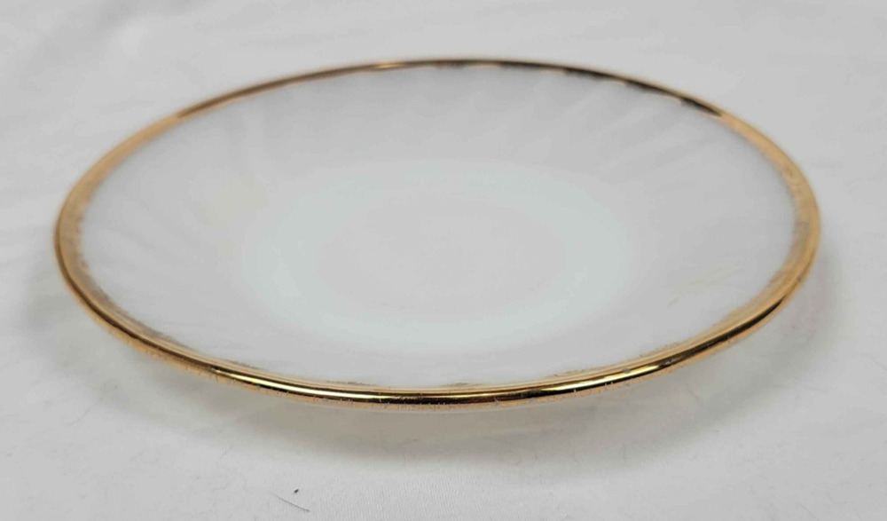 Vintage Oven Fire-King Ware White Porcelain Plate